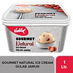 Vadilal Gourmet Ice Cream - Gulab Jamun, Natural & Rich 1 L Tub