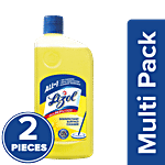 Lizol Disinfectant Surface Cleaner - Citrus 625 ml (Pack of 2)