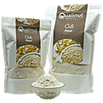 Qualinut Gourmet Oats Flour - Gluten Free, Rich In Antioxidants 500 g Pouch