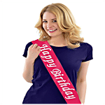 Creative Space Birthday Girl Sash Ribbon - Party Prop 1 pc