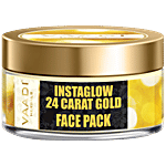 Vaadi Instaglow 24 Carat Gold Face Pack - Vitamin-E & Lemon Peel, Brightens Skin 70 g 