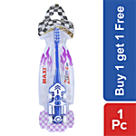 MAXI Zoom Car Junior Toothbrush - Soft Bristles, Comfortable Grip 2 pcs (Buy 1 Get 1 Free)
