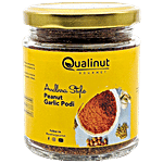 Qualinut Gourmet Andhra Style Peanut Garlic Podi - Rich In Flavour & Aroma 100 g