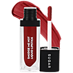 Sugar Cosmetics Smudge Me Not Liquid Lipstick - Long Lasting, Orange Toned Red 4.5 g 46 Rad Red