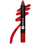 Sugar Cosmetics Matte As Hell Crayon Lipstick - Highly Pigmented & Long Lasting, Red 2.8 g 01 Scarlett O'hara