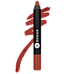 Sugar Cosmetics Matte As Hell Crayon Lipstick - Peachy Brown, Highly Pigmented, Long Lasting 2.8 g 29 Molly Brown
