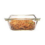 Femora Borosilicate Glass Casserole - Multipurpose, Microwave Safe, For Baking, Serving 1 L