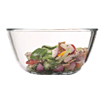 Femora Borosilicate Glass Mixing Bowl  - Microwave Safe, For Baking, Marination Use 3.6 L ( 1 pc)