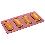 Hazel Aluminium Pastry/Cake Mould - Round, Granite Finish, Non Stick, Microwave Safe, Red 1 pc