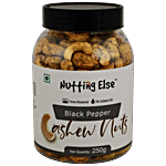 NUTTING ELSE Black Pepper Cashew Nuts - Rich In Protein & Essential Minerals 250 g