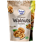 Delight Nuts Chilean Walnuts Kernels - Natural & Premium, Rich In Omega 3, Crunchy 200 g