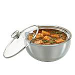 Borosil Stainless Steel Casserole - Insulated 900 ml (1 pc)
