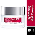 L'Oreal Paris Revitalift Crystal Fresh Hydrating Gel Cream - Oil Free Finish, For Clear Skin 15 ml Jar