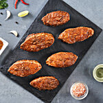fresho! Desi Catla Fish Masala Steak, Marinated 200 g (2-3 pcs)