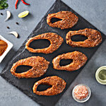 fresho! Desi Rohu Masala Steak, Marinated 450 g (5-8 pcs)