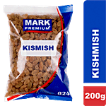 Mark Premium Kismish - Dry Fruit, Rich In Fibre, Healthy Snack, Helps In Digestion 200 g Pouch