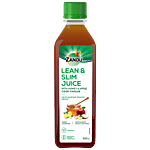 Zandu Lean & Slim Juice - Honey, Apple Cider Vinegar, Vegetarian, Helps Manage Weight, Boosts Metabolism 500 ml Bottle