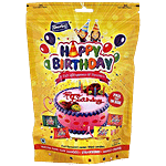 DERBY Happy Birthday Candy - Assorted Flavours, Hard Boiled 175 g (Set of 50 pcs)
