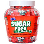 DERBY Strawberry Flavoured Sugar Free Candy - Crunchy 300 g (24 pcs)