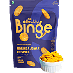 The Healthy Binge Moringa Jowar Crispies - Indian Masala, Baked Healthy Snack 40 g 