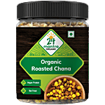 24 Mantra Organic Roasted Chana - Plain 185 g Jar