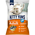 Kitty Yums Dry Cat Food - Ocean Fish, Sardine & Mackerel, Complete Nutrition, For Adults 50 g 
