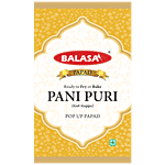 Balasa Pani Puri Papad - Ready To Fry Or Bake, Crispy 150 g Pouch