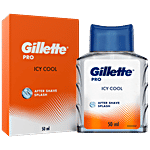 Gillette Pro - After Shave Splash, Icy Cool, Long-lasting Fragrance, Tone Your Skin 50 ml