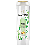 Pantene Bamboo Shampoo - Strong & Flexible, Advanced Hair Fall Solution, Protects Against Damages 340 ml Bottle