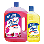Lizol Disinfectant Surface & Floor Cleaner Liquid - Floral 2 L Free 500 ml