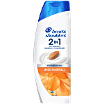 Head & Shoulders 2-in-1 Anti-Dandruff Shampoo + Conditioner - For Women & Men, Anti-Hairfall, Reduces Breakage 180 ml Bottle