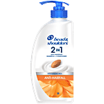 Head & Shoulders 2-in-1 Anti-Dandruff Shampoo + Conditioner - For Women & Men, Anti-Hairfall, Reduces Breakage 650 ml Bottle