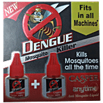 Casper Liquid Mosiquito Repellent - Fit In All Machine, Protects From Dengue & Other Diseases 45 ml (Pack of 2)