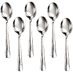 Petals Stainless Steel 16 Cm Master Spoon - Saree, For Stirring & Measuring 6 pcs