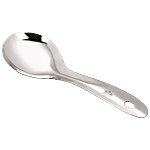 Petals Steel Cooking/Serving/Spoon/Spatula - Corn/Salad/Multi Utility Server, 23.5 Cm, Kitchen Essential 1 pc