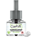 Campure Mosquito Repellent Refill - Camphor Power, Organic, Safe For Children 45 ml 