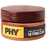 Phy Setting Clay - Strong Hold, Matte Finish, Vegan, Absorbs Dirt, Oil From Hair 100 g 
