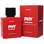 Phy Mountain Rain Eau De Toilette - Vegan, Long Lasting Fragrance, For Men 100 ml 