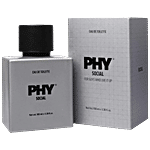 Phy Social Eau De Toilette - Vegan, Long Lasting Fragrance, For Men 100 ml 