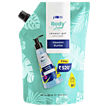 Plum BodyLovin’ Hawaiian Rumba Shower Gel Refill Pack - Acai Extract, Vegan, Cruelty-Free 500 ml 