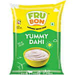 FruBon Dahi - Made From Pasteurized Double Toned Milk 1 kg Pouch