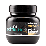 mCaffeine Naked & Raw Cappuccino Coffee Hair Mask - Reduces Frizz, Provides Shine 200 g