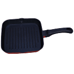 Metello Die-Cast Non-Stick Aluminium Grill Pan - 24 cm, 2 mm 780 ml