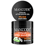 Mancode Fitkari After Shave Gel - Musk Antiseptic Formula, Fights Acne & Calms Irritation 100 g 