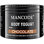 Mancode Chocolate Body Yogurt - Aloevera & Coconut Oil, Non-Greasy Formula, Eliminates Dry Skin 100 g