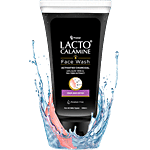 Lacto Calamine Activated Charcoal Face Wash With Aloe Vera & Tea Tree Extract - Removes Impurities 100 ml