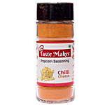 Jalandra's Taste Maker Popcorn Seasoning - Spice Mix, For Nachos, French Fries, Chilli Cheese 50 g Bottle