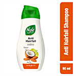 Nyle Naturals Anti Hairfall Shampoo - With Coconut & Almonds 90 ml 