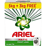 Ariel Matic Detergent Powder Front Load - For Washing Machines 8 kg (Get 5 kg + 3 kg free)