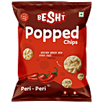 BESHT Popped Chips - Peri Peri, Made With Rice Bran Oil, Gluten Free 55 g Pouch